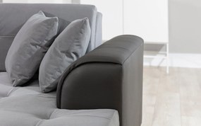 Colțar lemn masiv Formă U Extensibil Damasc 340x190cm Personalizabil