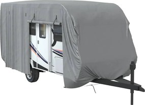 vidaXL Husa de rulota gri 670x250x220 cm Tesatura netesuta