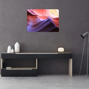 Tablou pe sticlă - nisip colorat (70x50 cm)