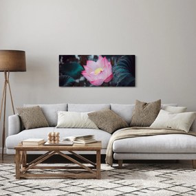Tablou cu floare roz (120x50 cm)