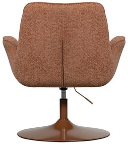 Fotoliu portocaliu cu șezut cu înălțime ajustabilă Marten – WOOOD