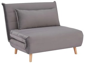 Fotoliu extensibil Culoare Gri, SPIKE VELVET
