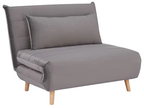 Fotoliu extensibil Culoare Gri, SPIKE VELVET