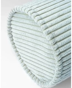 Pernă decorativă pentru copii verde-mentă cu tapițerie din catifea reiată Roll – Wigiwama