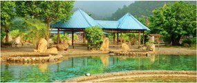 Shanghai hotel park (120x50 cm)