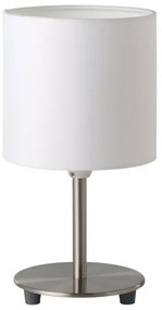 Lampă de masă Eglo 54744 ANADIA 1xE14/40W/230V alb/crom mat