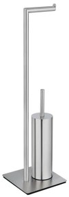 WENKO 25378100 - Perie WC RECCO 20 x 71,5 cm satinat