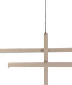 Eglo 901887 - Lustră LED suspendată pe cablu TREPILIANO LED/20W/230V bej