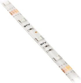 Bandă LED Flash GTV pentru mobilier, lumină RGB, 30 LED m, 450 lm m, 7,2 W m, 12V, IP65, 5 m Multicolor, 7.2 W/m, 12 V, LED Flash, 450 lm/m, 10 mm