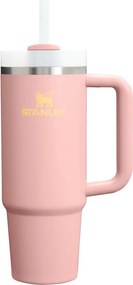 Termos piersică cu pai din oțel inoxidabil 890 ml Quencher H2.O FlowState™ Tumbler Peach Rose – Stanley