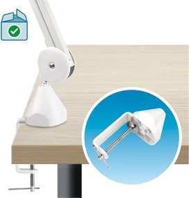 Extol - Lampă de birou LED reglabilă cu lupă LED/10W/230V, albă