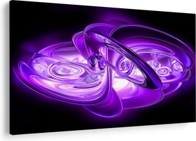 Tabloul fractalilor în violet (90x60 cm)
