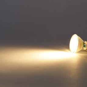 Set de 5 becuri LED GU10 reglabile în 3 trepte Kelvin 3W 180lm 2000K-2700K