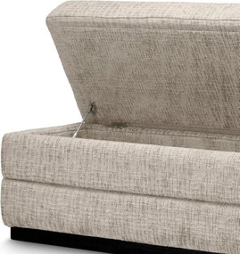 Bancheta cu spatiu de depozitare Valmont, Creststone beige