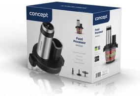 Robot de bucătărie cu răzătoare Concept RM3300 1000W/230V negru/oțel inoxidabil