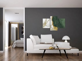 Tablou - Marmură verde N⁰3 (90x60 cm)