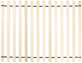 Pat matrimonial 140 cm ROLLA (cu somieră) (gri deschis). 1007494