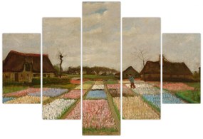 Tablou - Vincent van Gogh, Flower Beds in Holland, reproducere (150x105 cm)