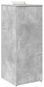 vidaXL Dulap de depozitare, gri beton, 40x45x103,5 cm lemn prelucrat