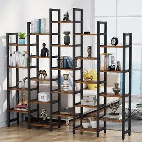 Biblioteca ,solid wood,lemn, Homs,seria A-620,218x27x210 cm ,630106