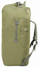 vidaXL Rucsac în stil militar, 85 L, verde măsliniu