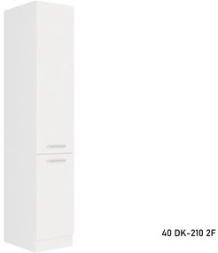 Supermobel Corp bucătărie înalt EKO WHITE 40 DK-210 2F, 40x210x57, alb