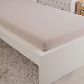 Cearșaf de pat 4Home Mako jersey cafea, 90 x 200 cm