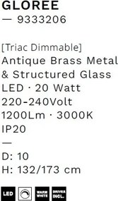 Pendul LED design decorativ GLOREE