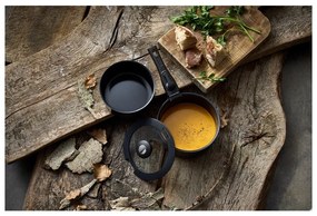 Set de cratițe cu mâner detașabil cu capac/cu suprafață antiaderentă 2 buc. din aluminiu 2,4 l – Holm