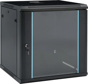vidaXL Dulap server, montare pe perete, 12U, 19" IP20 600x600x640 mm