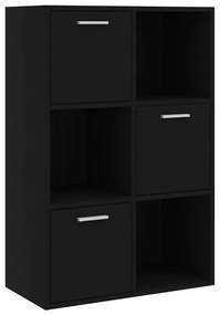 Dulap de depozitare, negru, 60 x 29,5 x 90 cm, PAL
