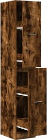 vidaXL Dulap de farmacie stejar fumuriu, 30x41x174,5cm, lemn prelucrat