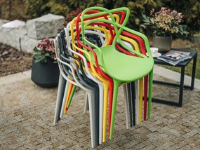 OFERTA Scaun din plastic negru KATO II. calitate.