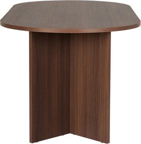 Masă de dining cu aspect de lemn de nuc 89,5x180 cm Sablin – Kalune Design