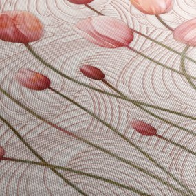 Tablou - Lalele roz (120x50 cm)