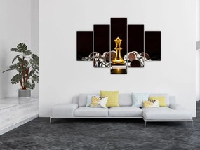 Tablou - Figurine de șah (150x105 cm)