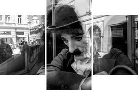 Tablou - Charles Chaplin la Praga (90x60 cm)