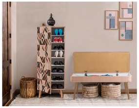 Mobilier Hol Beside 22 (stejar sonoma + piatră) . 1093986