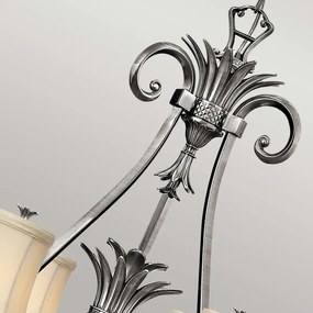 Lustră pe lanț Hinkley HK-PLANT7-PL PLANTATION 7xE14/40W/230V argintiu