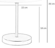 Lampă de masă 1xE27/60W/230V cupru