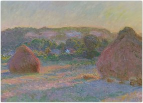 Tablou - Claude Monet, Stacks of Wheat (End of Summer) , reproducere (70x50 cm)