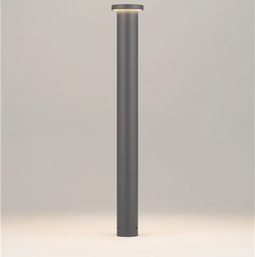 Stalp de exterior LED 2700K, IP65 BAST H-65cm gri inchis