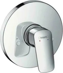 Baterie dus incastrata Hansgrohe Logis crom lucios
