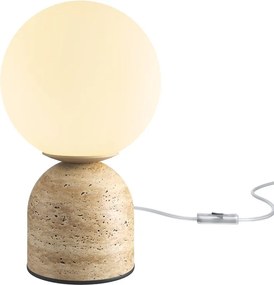 Veioza, Lampa de masa din travertin TAVO