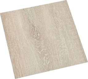 vidaXL Plăci de Pardoseală 55 pcs Bej 5,11 m² PVC
