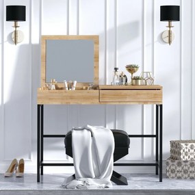 Masa de toaletă Linda Black and Oak