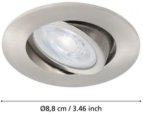 Corp de iluminat LED RGBW încastrat dimabil SALICETO-Z LED/5W/230V Eglo 99672