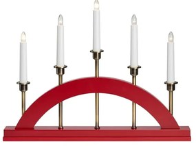 Decorațiune luminoasă de Crăciun roșie Bridge – Markslöjd