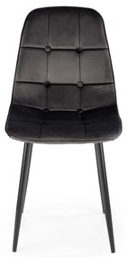 Scaun de bucaterie Lancaster, negru