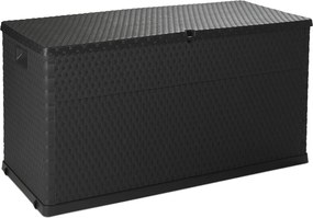 RATTAN cutie de depozitare din plastic pentru grădină 420 L,